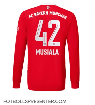 Bayern Munich Jamal Musiala #42 Hemma Matchtröja 2022-23 Långärmad